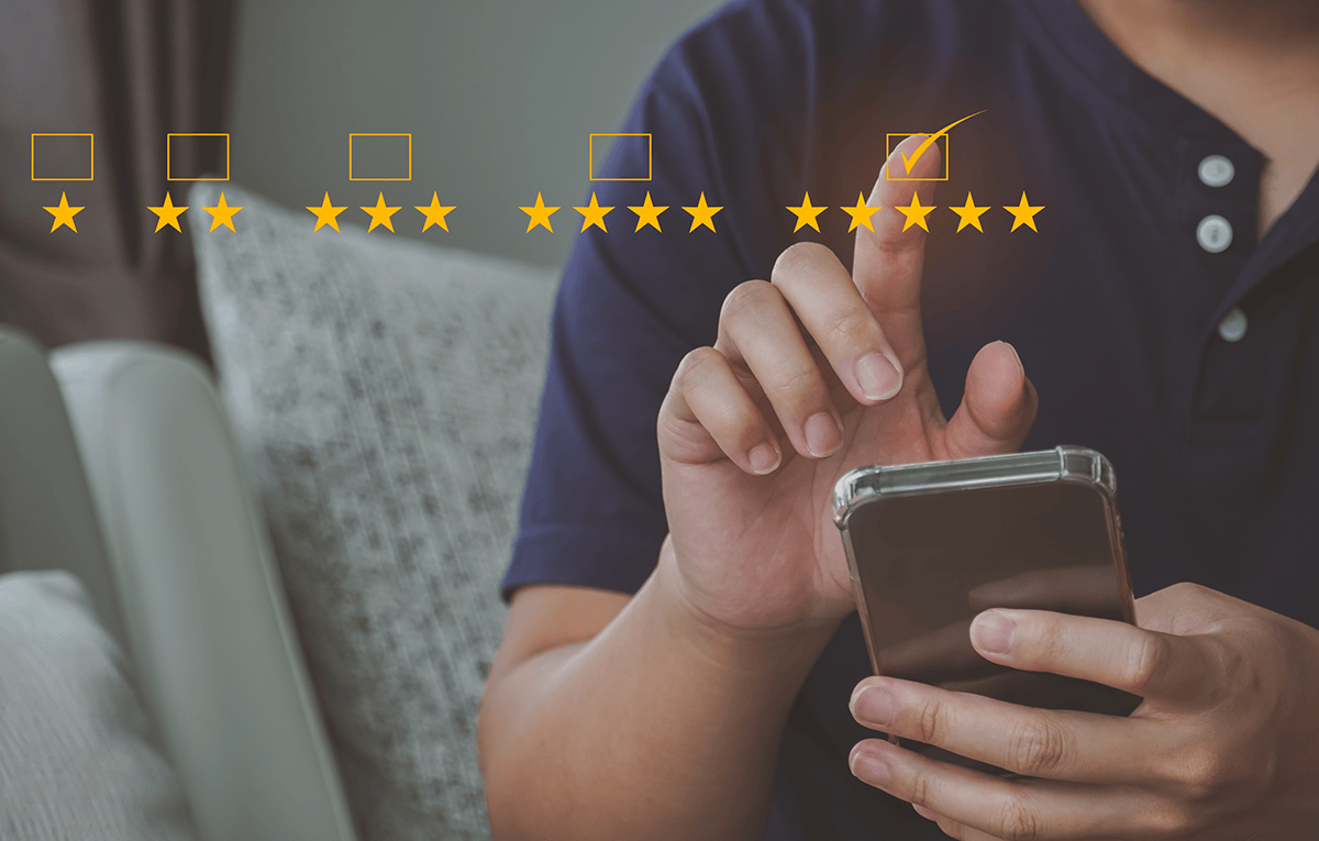 Get reviews from customers