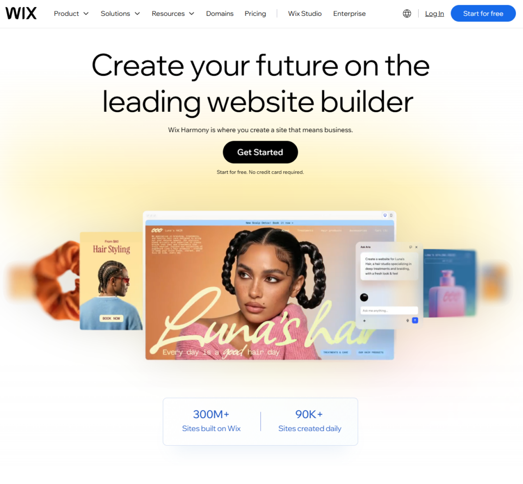 wix website design tool